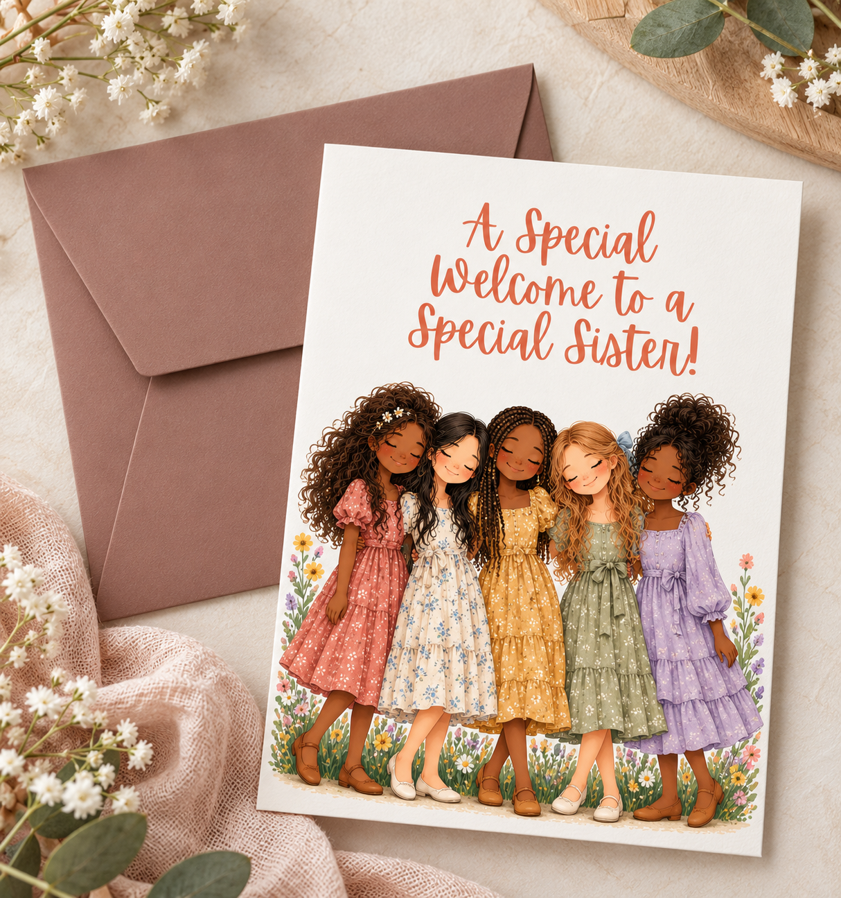 Special Sister Welcome Card